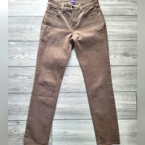 NYDJ taupe lift tuck ankle pants size 4